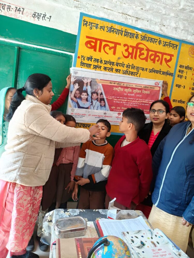 कृमि संक्रमण से बचाव को 15.1 लाख बच्चों ने खाई अल्बेंडाजोल की दवा