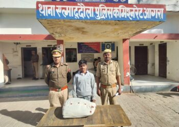 एत्माउद्दौला पुलिस ने पकड़ा टीएसआई का वायरलेस चोरी करने वाला चोर