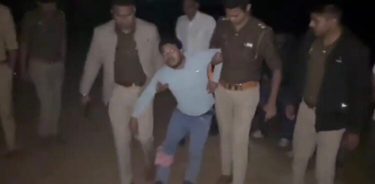 अछनेरा में पुलिस और बदमाशों की मुठभेड़, तीन गिरफ्तार