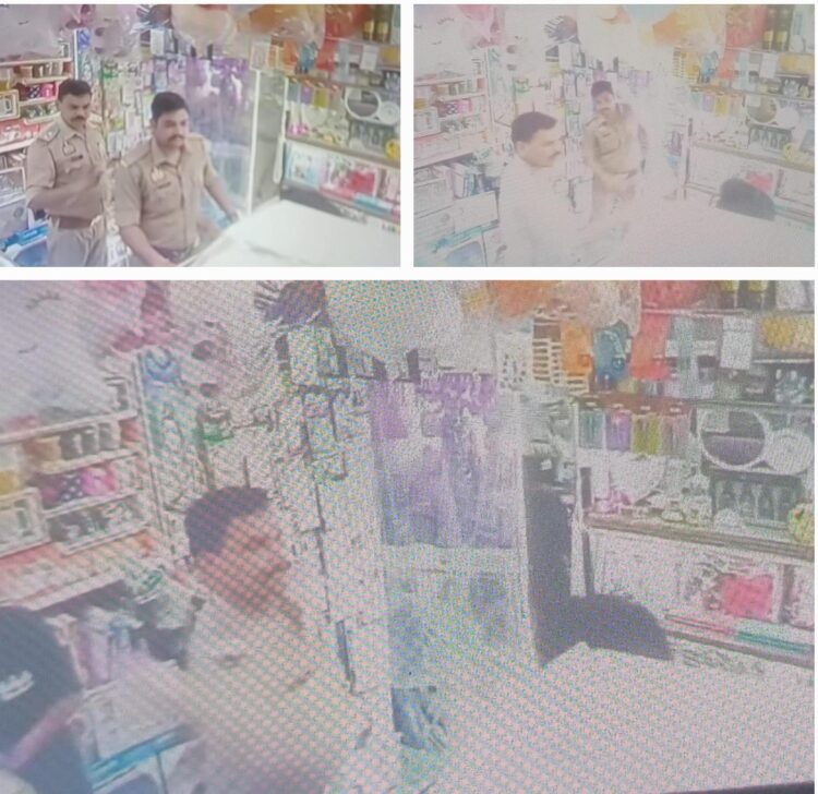आखिर यह कैसी पुलिसिंग! दरोगा बना ‘पुलिस वाला गुंडा’ दुकानदार को जड़े कई थप्पड़