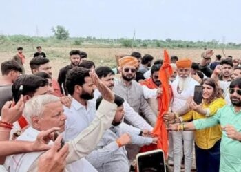 12 अप्रैल को राणा सांगा जयंती के लिए भूमि पूजन, बवाल से निपटने को पुलिस भी अलर्ट, भारी मात्रा में मंगाए डंडे व हेलमेट