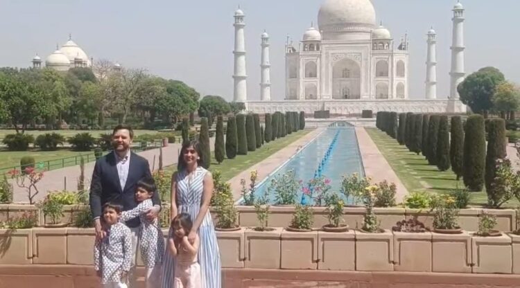 अमेरिकी उपराष्ट्रपति ताजमहल की खूबसूरती के हुए कायल, लिखा अद्भुत.. यह सच्चे प्यार का प्रमाण