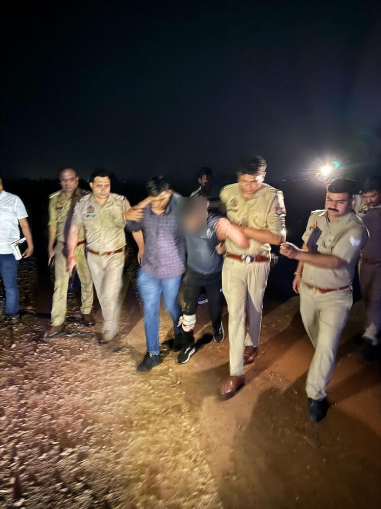 देवीराम फूड सर्किल के सामने युवक को गोली मारने वालों से पुलिस की मुठभेड़