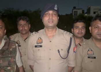 15 हजार के इनामी बदमाश से लोहामंडी पुलिस की मुठभेड़, हुआ घायल