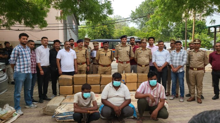 एसओजी, सिकंदरा पुलिस ने तीन करोड़ का गांजा पकड़ा