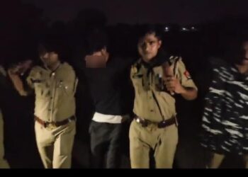 बाह पुलिस की देर रात पशु चोर से हुई मुठभेड़, पैर में गोली लगने से हुआ घायल