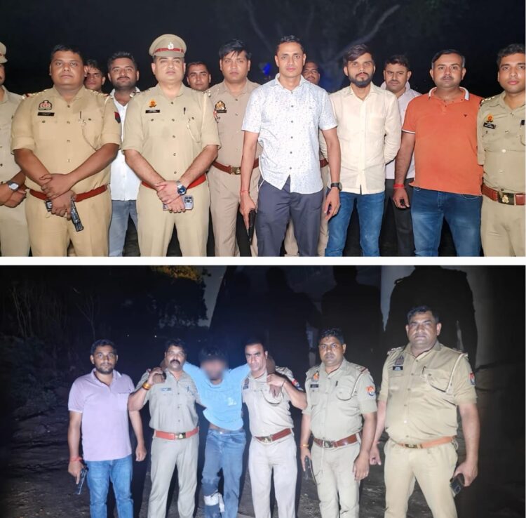 शमसाबाद और कमला नगर पुलिस की हुई अपराधियों से मुठभेड़, दो घायल