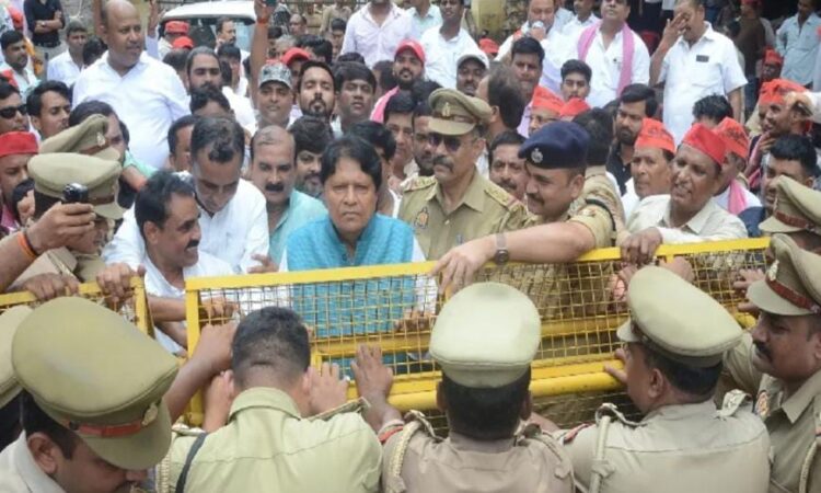 पुलिस के नजरबंद किए जाने पर सांसद रामजीलाल सुमन बोले मेरे हाथ पैर तुड़वाकर घर बैठा दो