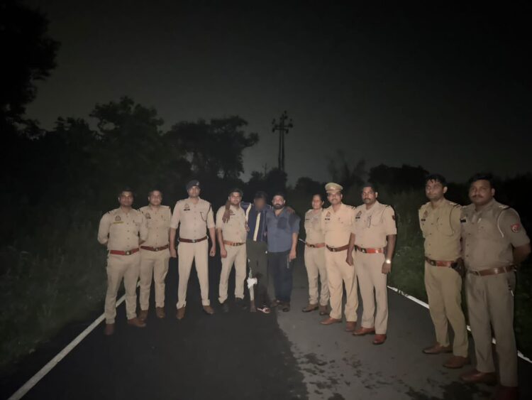 वाहन चोरों से जगदीशपुरा पुलिस की मुठभेड़, एक के पैर में लगी गोली