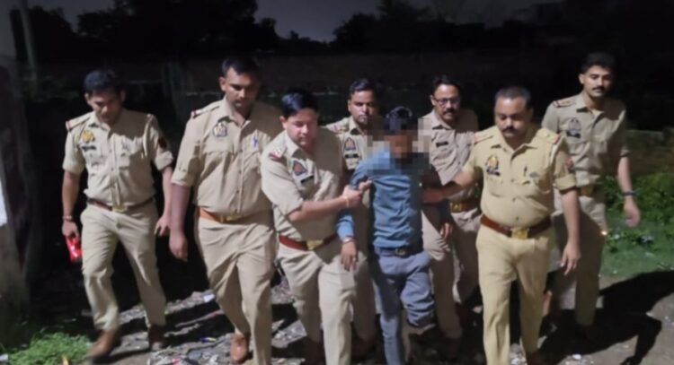 किशोरी से दुष्कर्म करने वाले से ट्रांस यमुना पुलिस की हुई मुठभेड़