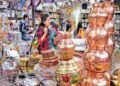 रंग-बिरंगी रोशनी से बाजार और शोरूम जगमगा रहे