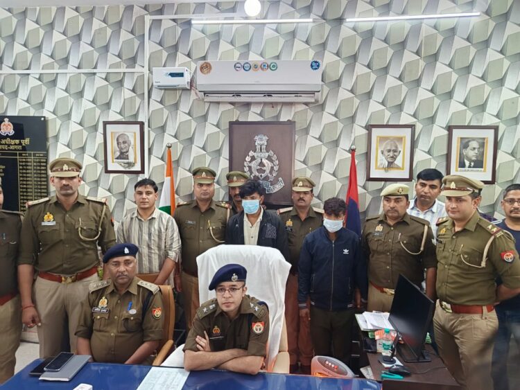 डौकी पुलिस ने लुटेरे जीजा साले को पकड़ सर्राफ दंपत्ति से हुई लूट का किया खुलासा