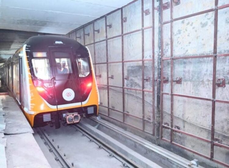 मनकामेश्वर से आईएसबीटी तक मेट्रो का सफल ट्रायल रन