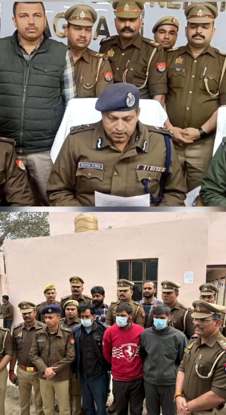 रोजर शू फैक्ट्री में हुई चोरी में सिकंदरा पुलिस ने साढ़े सात करोड़ से अधिक की बरामदगी की
