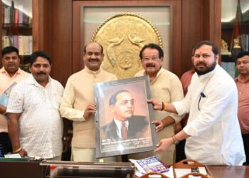 भीमनगरी के उद्घाटन के लिए लोकसभा अध्यक्ष ओम बिरला को दिया गया निमंत्रण