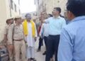 बालूगंज में चार मकान गिरे, जायजा लेने के लिए मौके पर पहुंचे डीएम