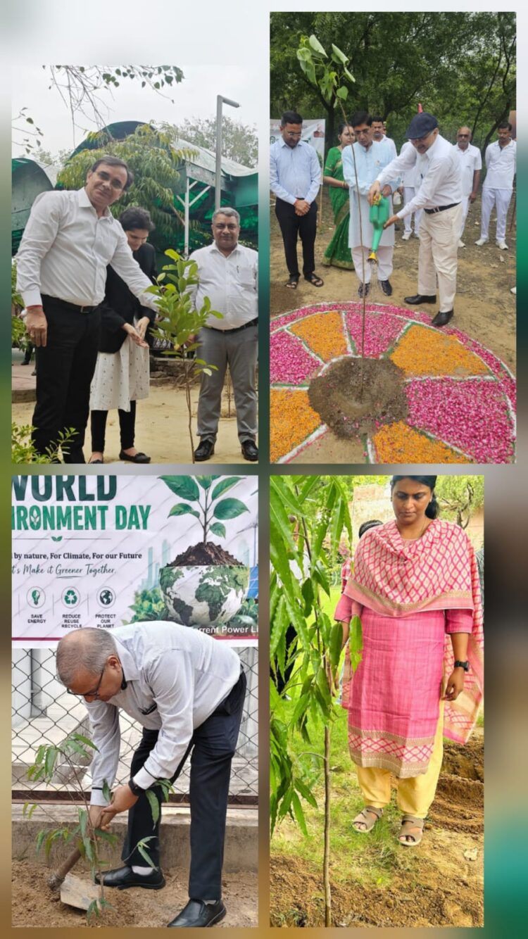 विश्व पर्यावरण दिवस पर पौधे लगाकर दिया संदेश- जल है तो कल है और वन है तो जीवन है