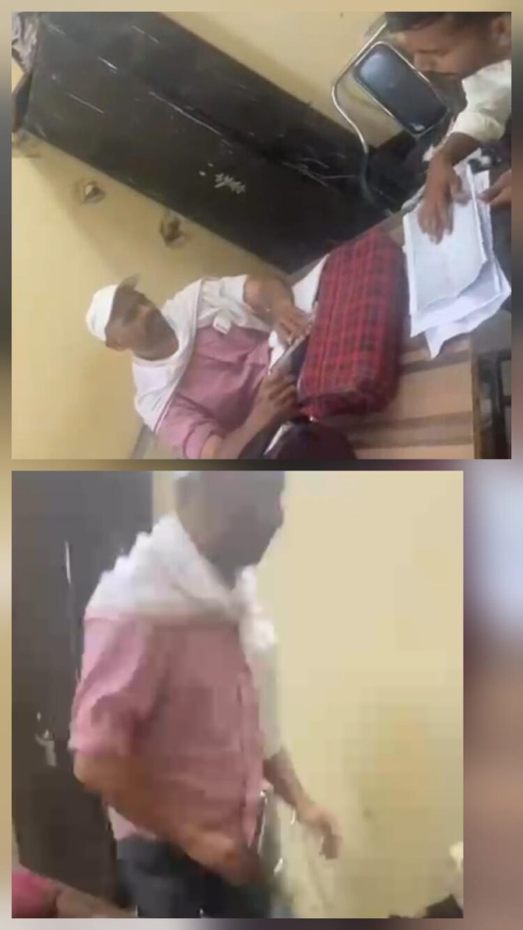 किरावली तहसील में लेखपाल द्वारा फरियादी को पीटने का वीडियो वायरल