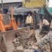 ताजगंज में अवैध सब्जी मंडी के खिलाफ बड़ा अभियान चला