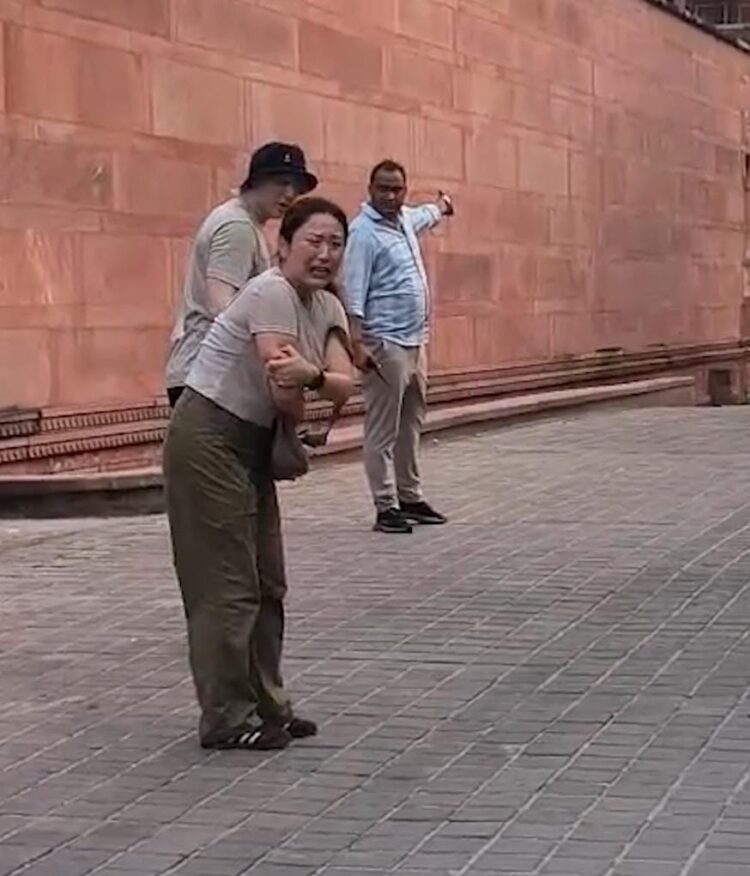 ताजमहल पर विदेशी पर्यटक को बंदर ने काट लिया, एक घंटे तक एंबुलेंस नहीं मिली