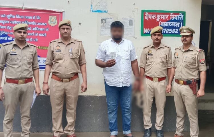 फर्जी दस्तावेजों के आधार पर प्लॉट का बैनामा कर करोड़ों रुपये की संपत्तियों पर कब्जा करने वाले गिरोह का सदस्य पकड़ा