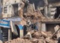 बारिश से बेलनगंज में वर्षों पुराना जर्जर दो मंजिला मकान भरभराकर ढह गया