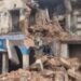 बारिश से बेलनगंज में वर्षों पुराना जर्जर दो मंजिला मकान भरभराकर ढह गया