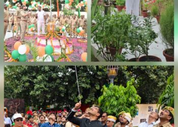 स्वतंत्रता दिवस पर ताजनगरी राष्ट्रगान, देशभक्ति के गीत और भारत माता के जयकारों से गूंज उठी