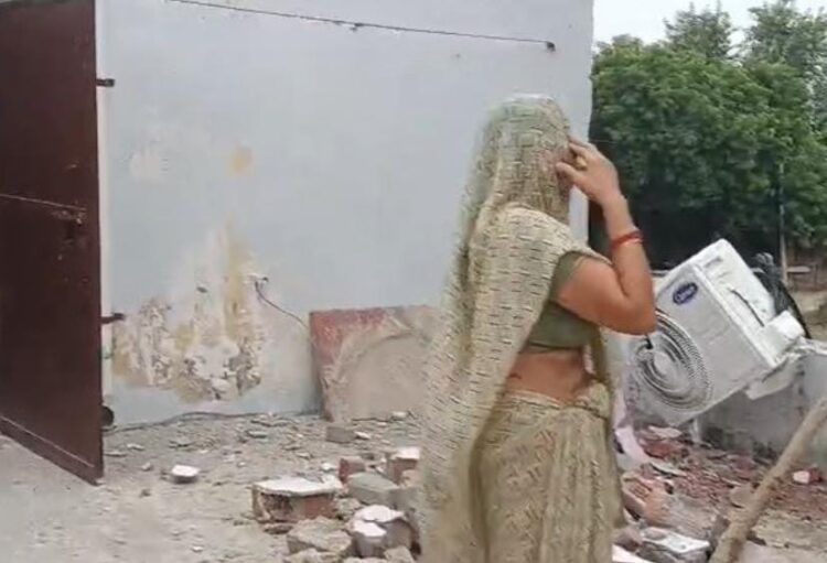 घर में चाय बनाते समय फटा सिलेंडर, कई कमरे हुए क्षतिग्रस्त