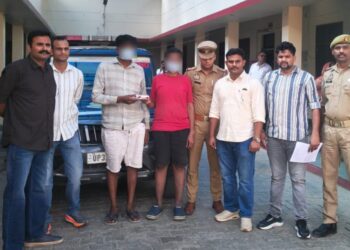 जनकपुरी महोत्सव में चोरी करने वाले सिकंदरा थाना पुलिस ने दबोचे