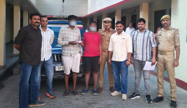 जनकपुरी महोत्सव में चोरी करने वाले सिकंदरा थाना पुलिस ने दबोचे